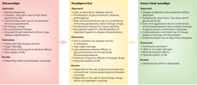 Shifting the SLE management paradigm: challenges and implications