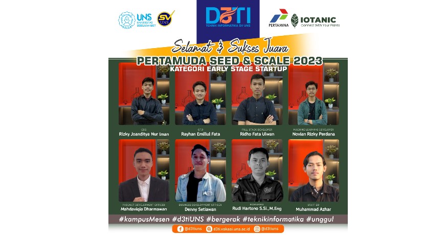 IoTanic, UNS iHub Incubated Startup, Secures Top Position in Pertamina Startup Competition