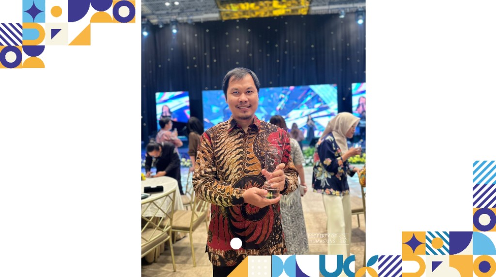UNS Professor Receives Appreciation from Tanoto Foundation Scholarship Alumni