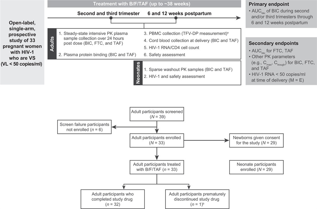 A study of the pharmacokinetics, safety, and efficacy of bictegravir/emtricitabine/tenofovir alafenamide in virologically suppressed pregnant women with HIV