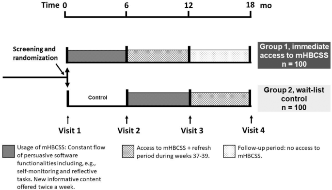 Mobile health behaviour change support system as independent treatment tool for obesity: a randomized controlled trial