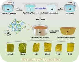 Green synthesis of chitosan/glutamic acid/agarose/Ag nanocomposite hydrogel as a new platform for colorimetric detection of Cu ions and reduction of 4-nitrophenol