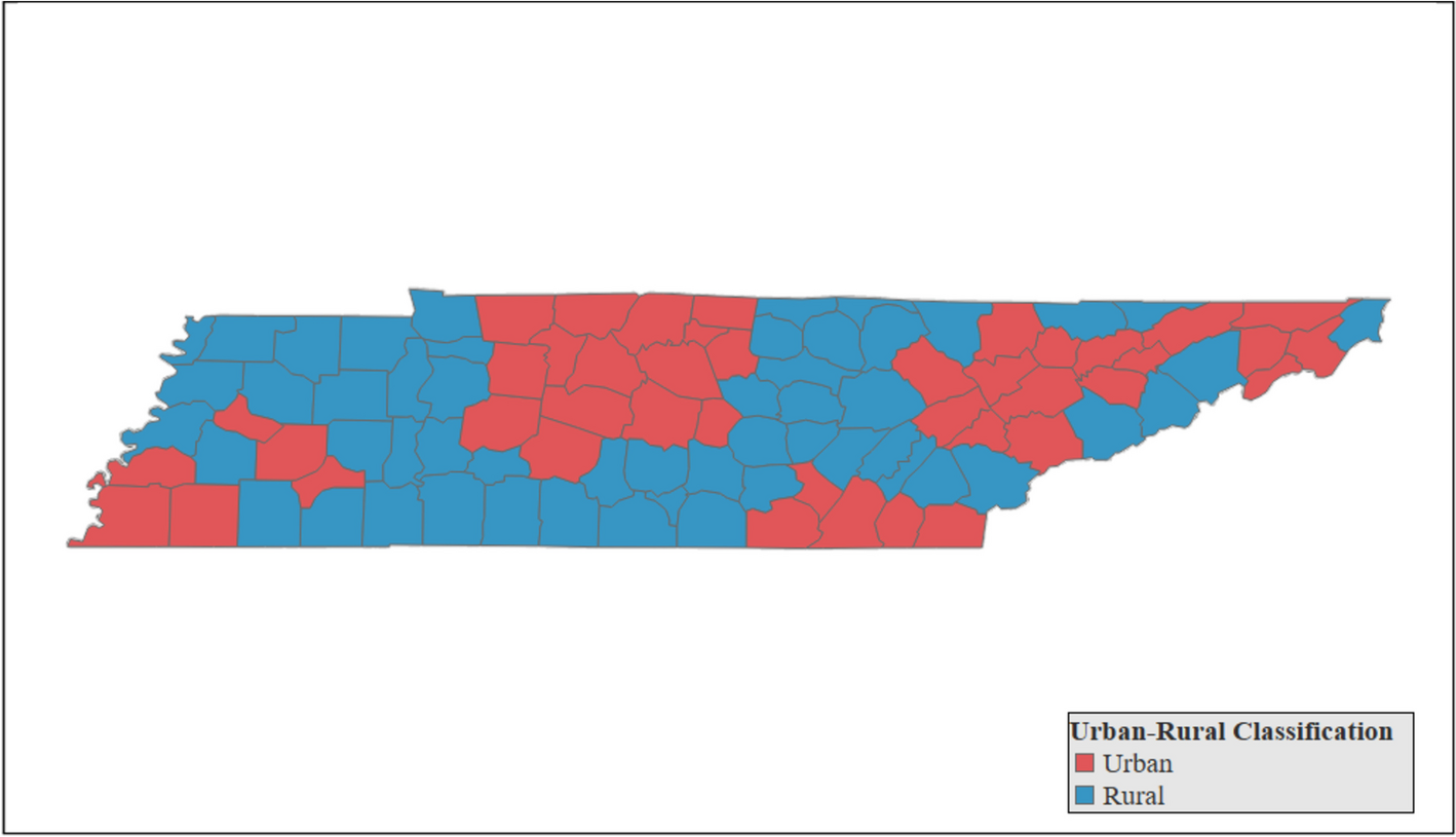 Access to Mental Healthcare Providers as an Indicator for Fatal Drug Overdoses in Rural Tennessee, 2019–2021