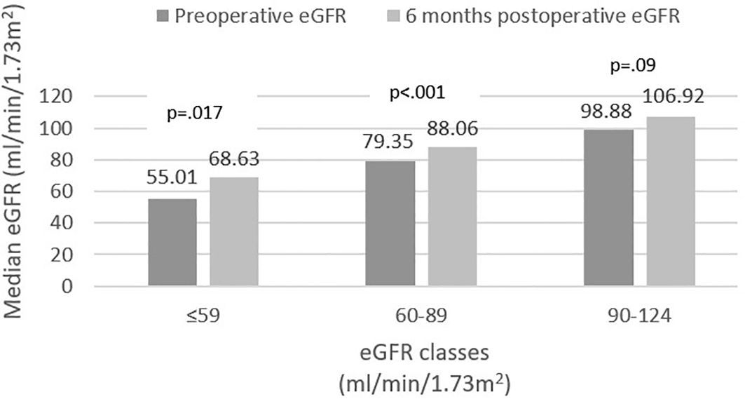 Obesity-related renal dysfunction: gender-specific influence of visceral adiposity and early impact of metabolic and bariatric surgery