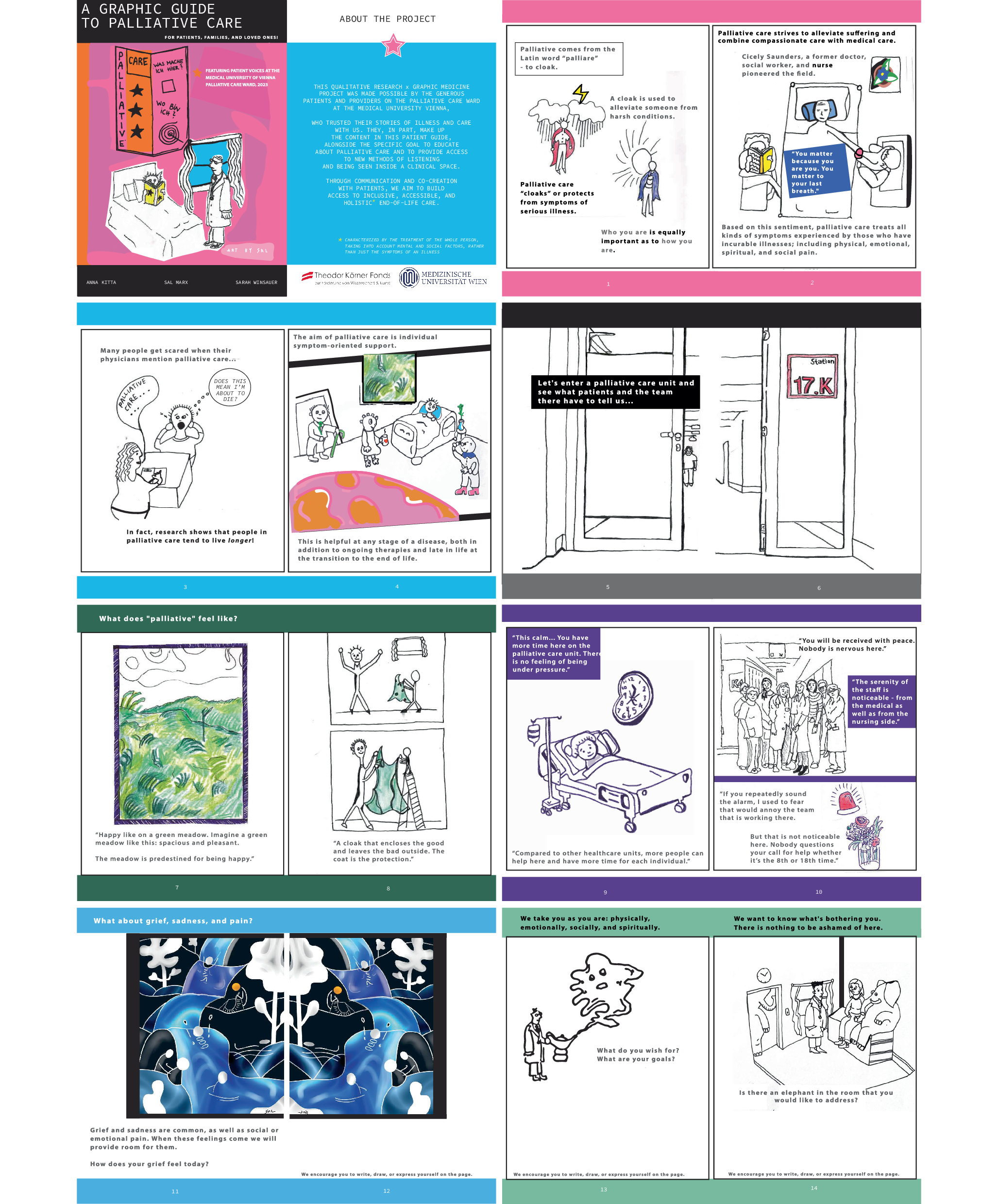 A comic that explains palliative care: how patients experience comic-based educational material