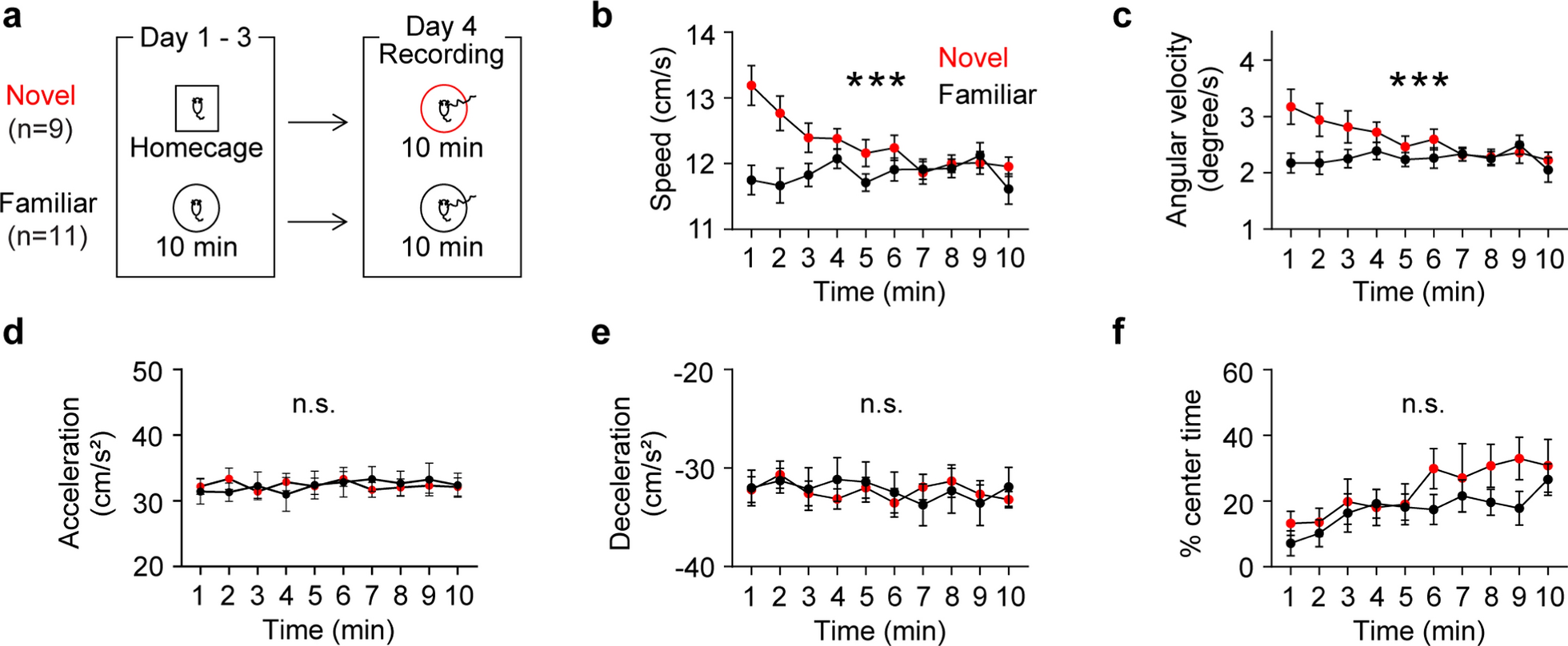 Novelty triggers time-dependent theta oscillatory dynamics in cortical-hippocampal-midbrain circuitry