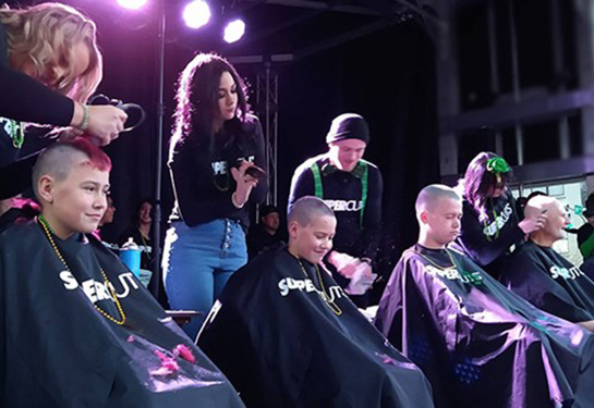 Say goodbye to your hair for a good cause at the St. Baldrick’s ‘Shave Party’