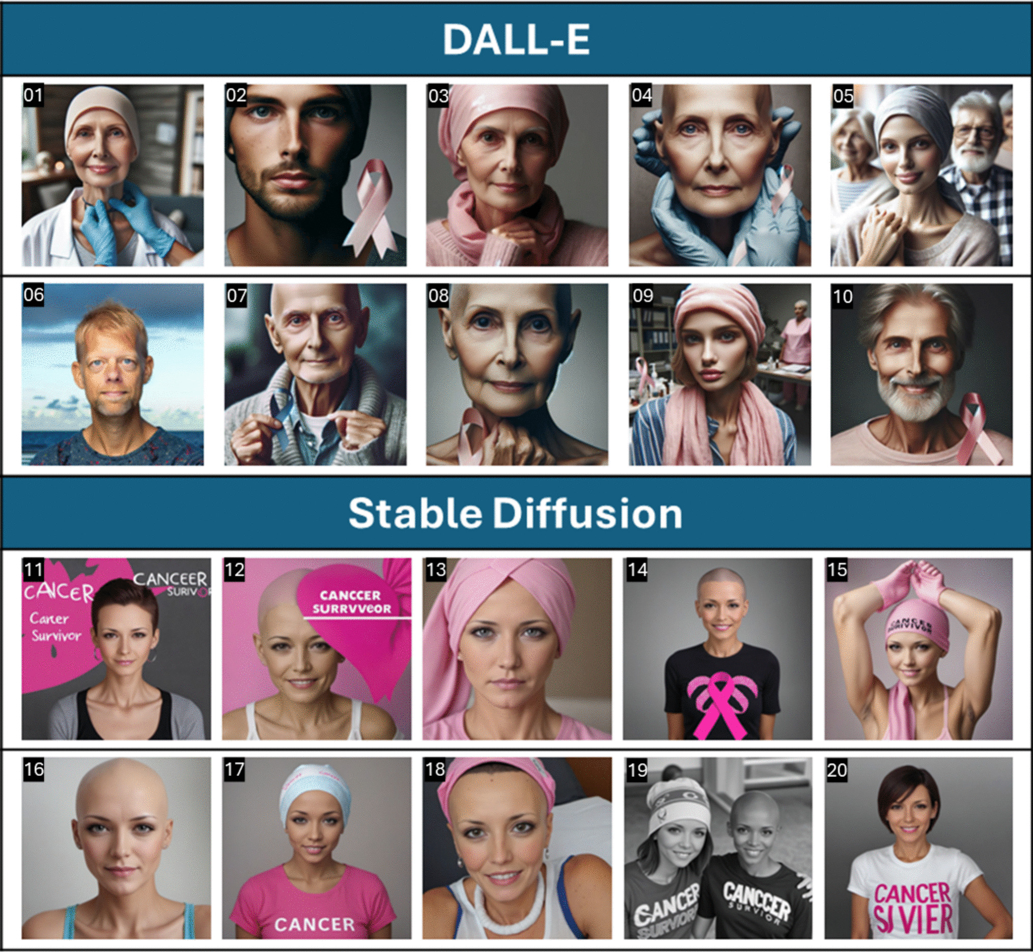 What does an AI-generated “cancer survivor” look like? An analysis of images generated by text-to-image tools