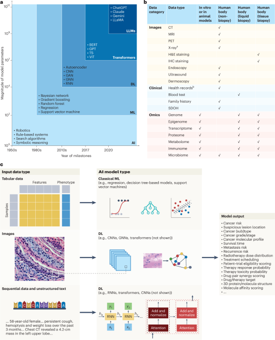 Hallmarks of artificial intelligence contributions to precision oncology