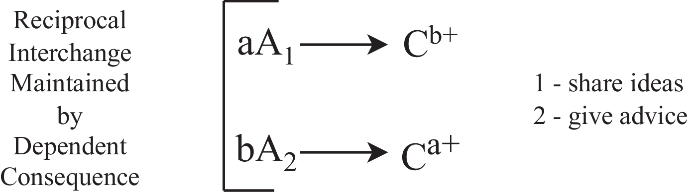 An Initial Evaluation of the Effects of an Exchange Task with Varying Amounts of Exchange Points in Triadic Interactions