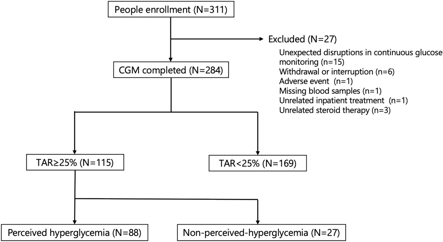 Perception of hyper-/hypoglycemia and its related factors in type 2 diabetes: a continuous glucose monitoring-based prospective observational study