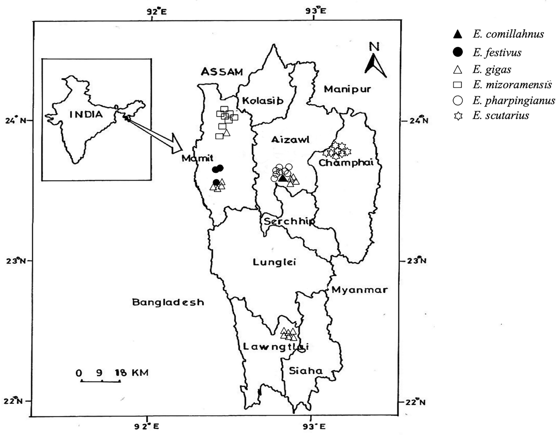 Barcoding and genetic variation in  species (Crassiclitellata: ) with first report of  (Michaelsen 1907) from Mizoram, North Eastern Region (NER) of India