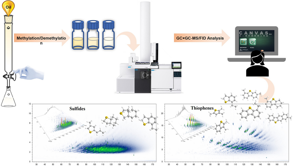 Comprehensive characterization of sulfur compounds in the diesel fraction using methylation/demethylation derived separation and GC × GC–MS/FID analysis