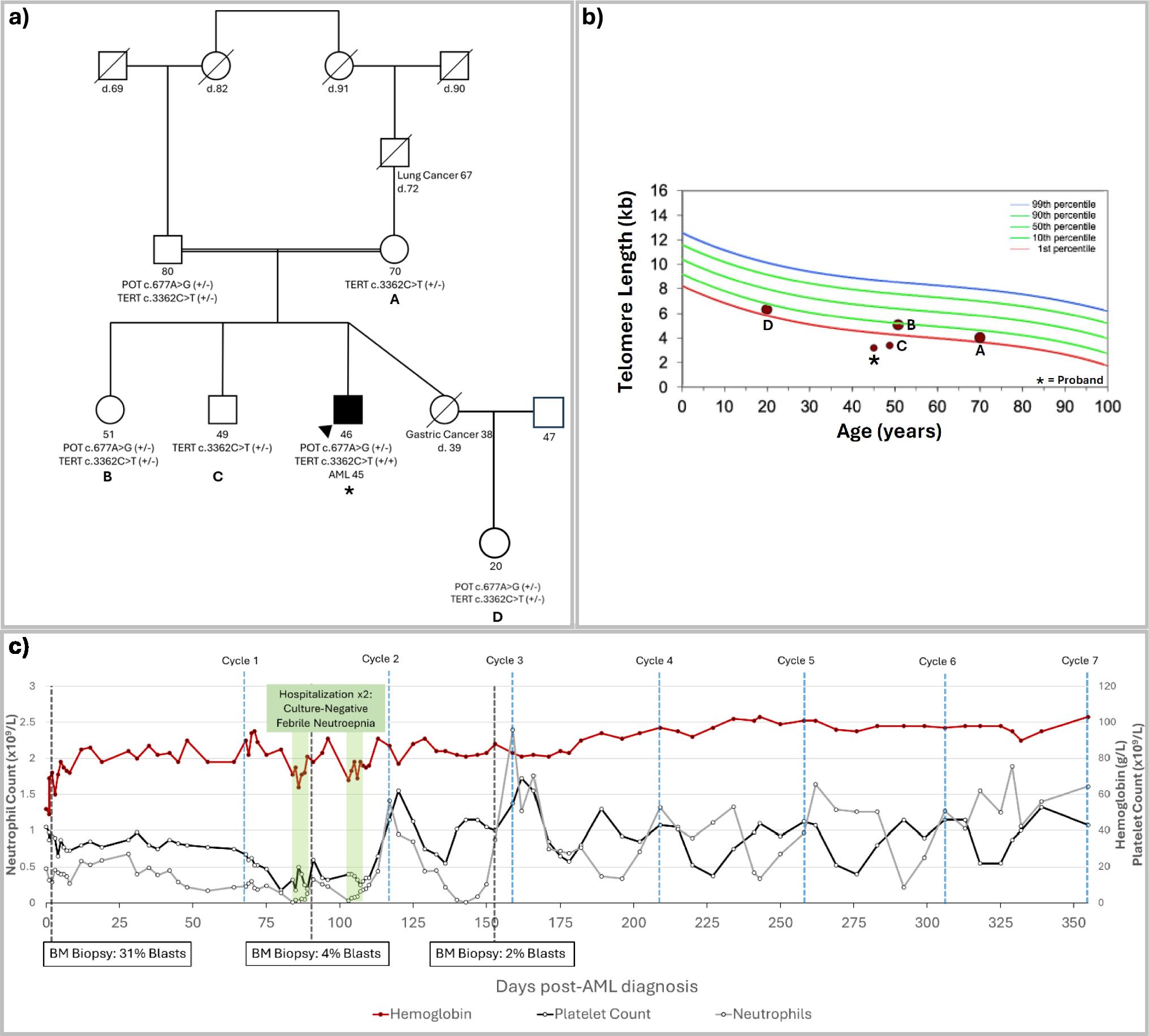 Azacitidine and venetoclax for the treatment of AML arising from an underlying telomere biology disorder