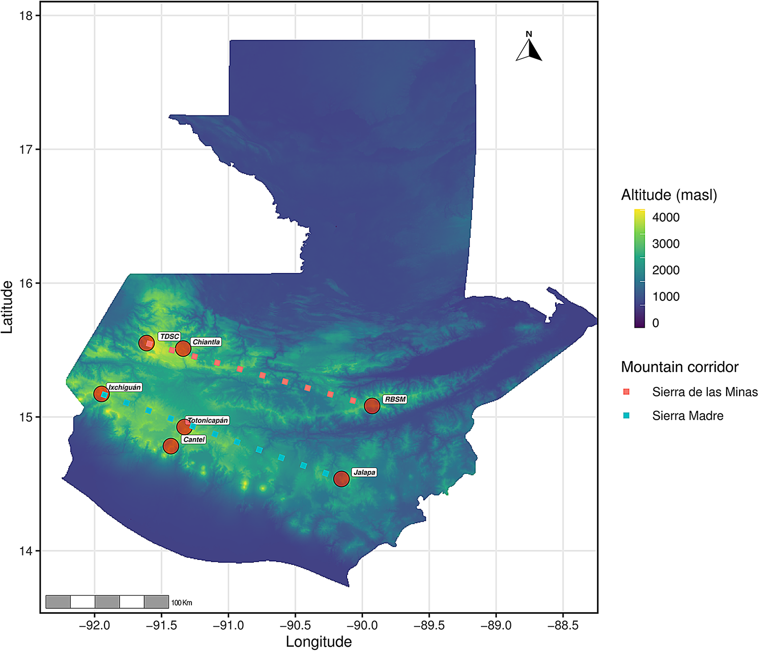 Impacts of habitat fragmentation on the genetic diversity of the endangered Guatemalan fir ( Rehder)