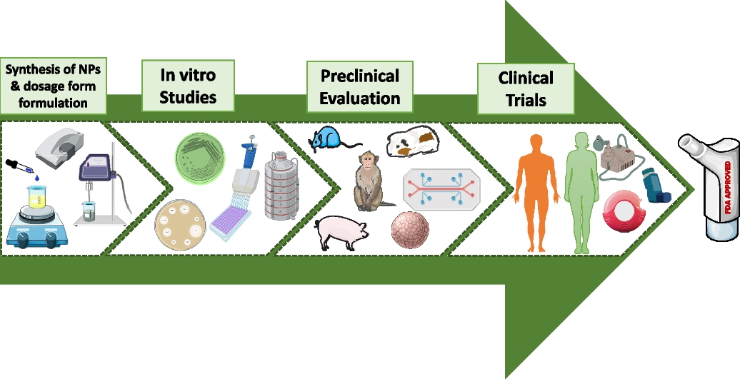 Formulation and clinical translation of inhalable nanomedicines for the treatment and prevention of pulmonary infectious diseases