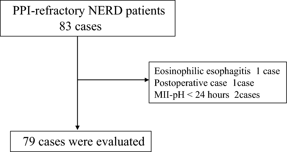 Associations between excessive supragastric belching and esophageal reflux factors in patients with PPI-refractory GERD in Japan