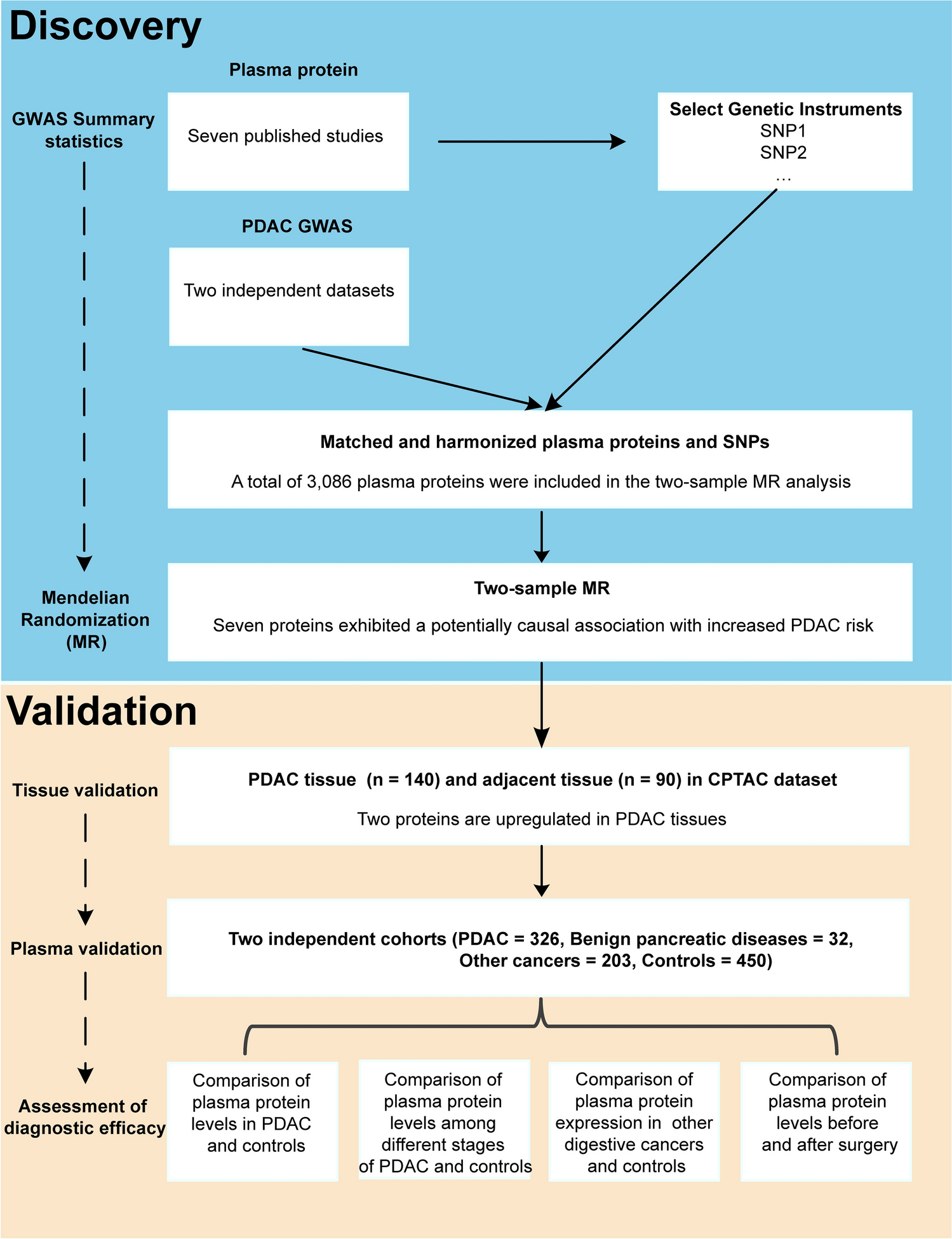 Identification of novel plasma proteins as promising noninvasive biomarker for early diagnosis and surveillance of pancreatic ductal adenocarcinoma