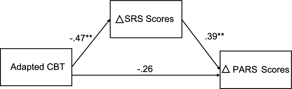 Social Responsiveness as a Mediator in Adapted Cognitive Behavioral Therapy for Autistic Youth with Maladaptive and Interfering Anxiety