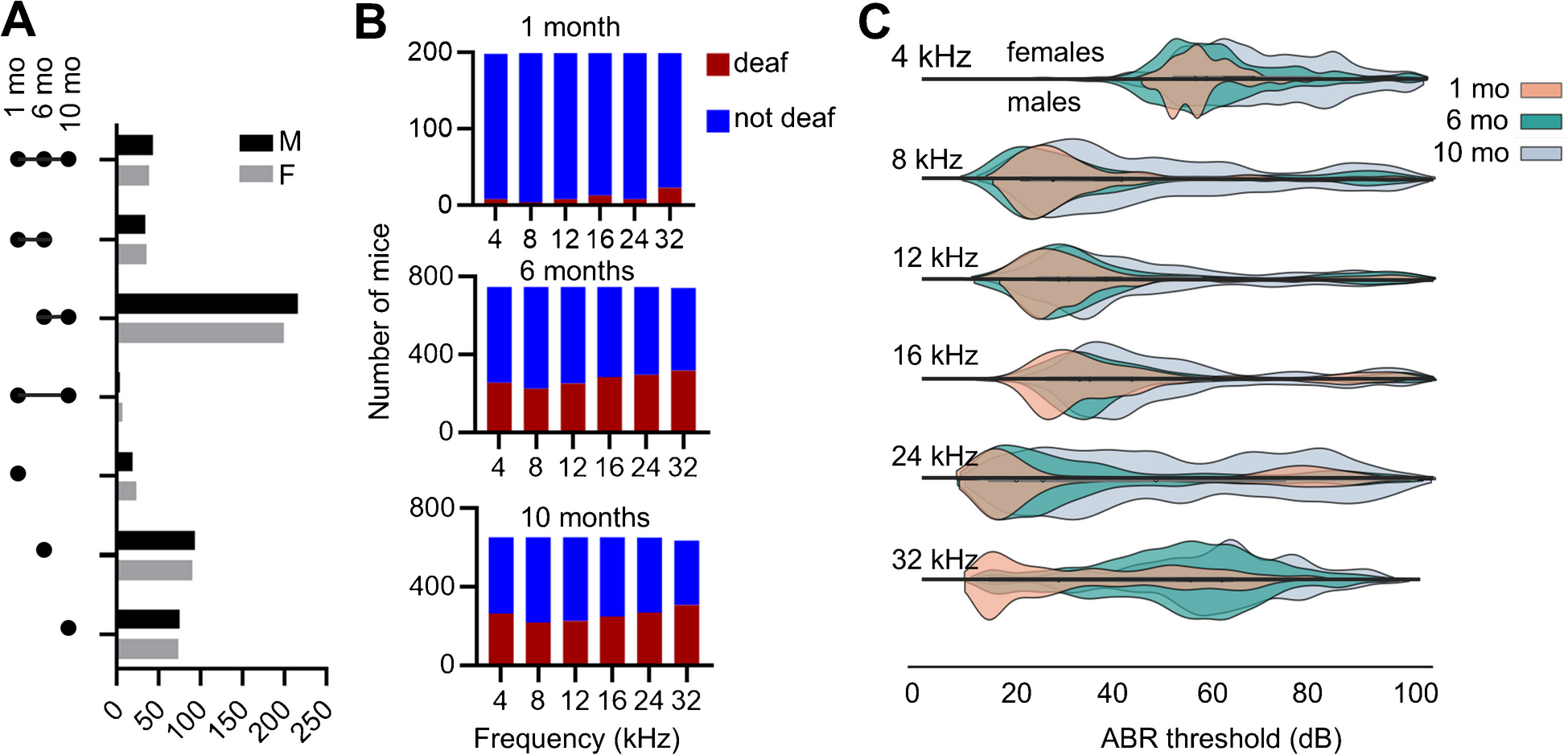 Genome-Wide Association Study of Age-Related Hearing Loss in CFW Mice Identifies Multiple Genes and Loci, Including