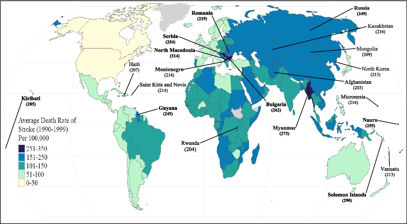Alcohol Consumption and Stroke Mortality: Global Patterns, Risks and Public Health Implications