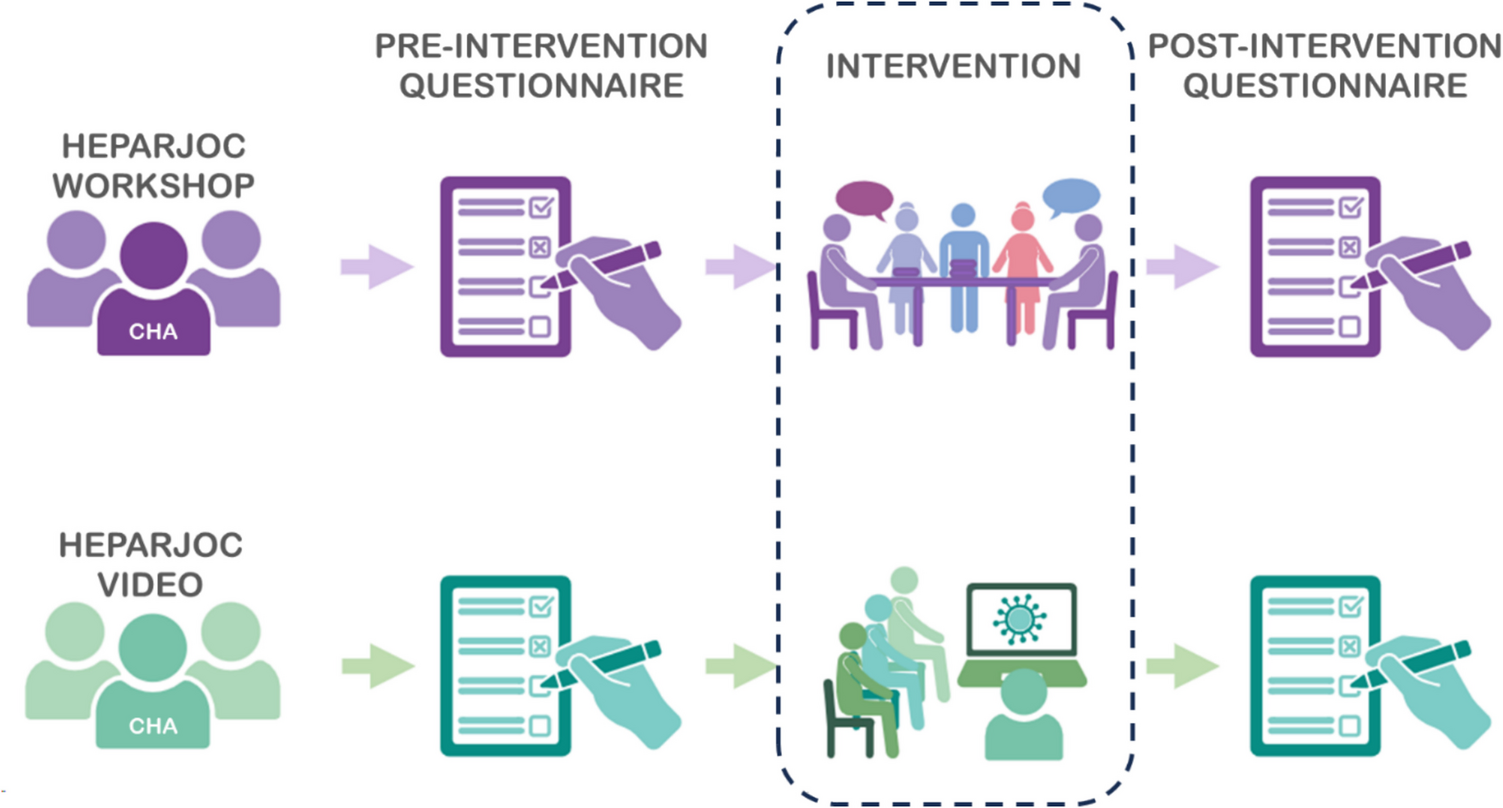 Comparison of two educational tools on hepatitis C as community strategies to improve pre-test advice among Pakistani migrants in Barcelona