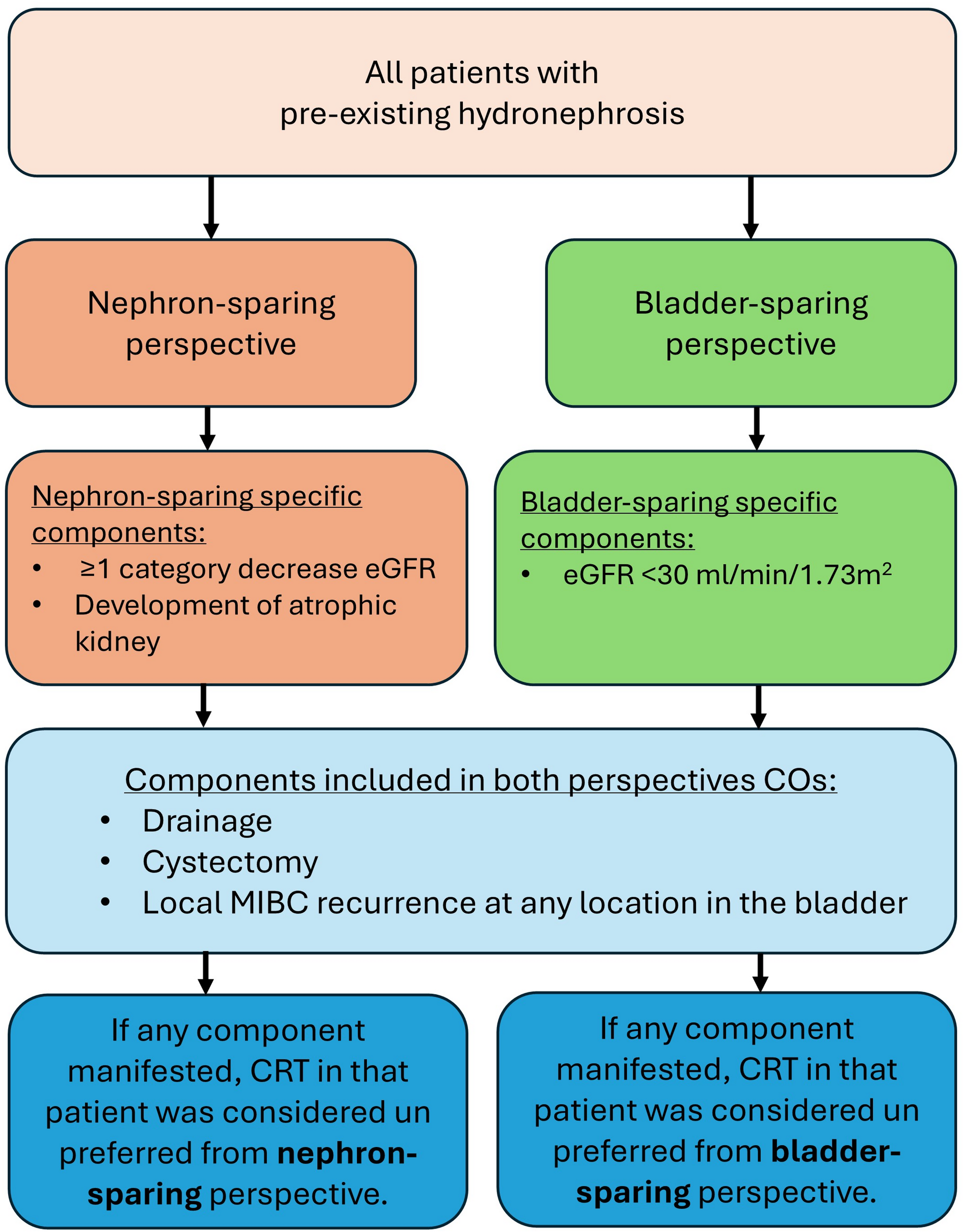 Impact of chemoradiotherapy for bladder cancer on pre-existing hydronephrosis and development of new hydronephrosis