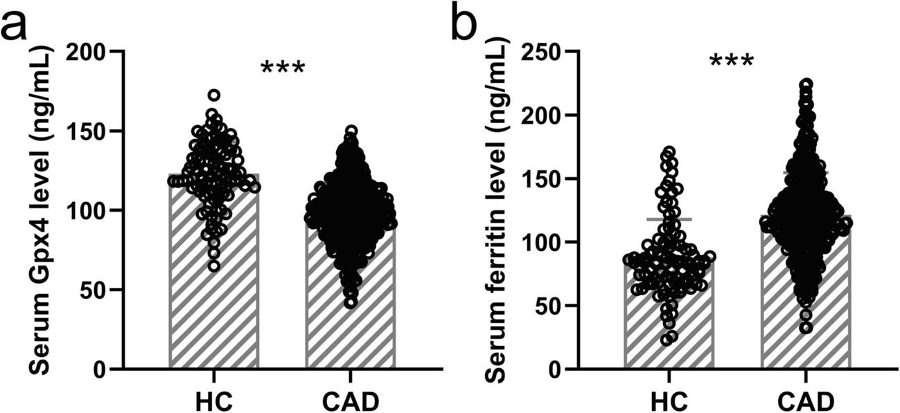 Ferroptosis Related Serum Gpx4 Correlates to Severity of Coronary Artery Stenosis, and in-Stent Restenosis in Patients