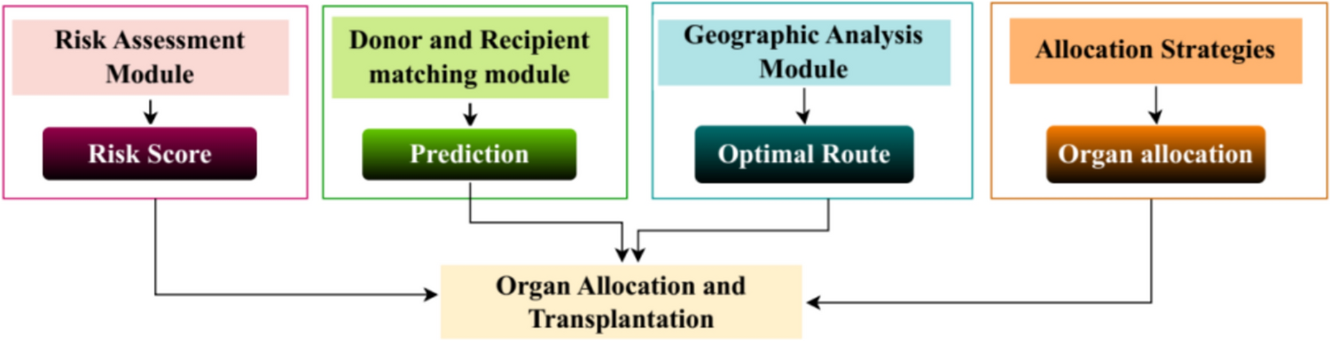 A data-driven framework for fair and efficient organ transplantation using gradient boosting and adaptive genetic allocation