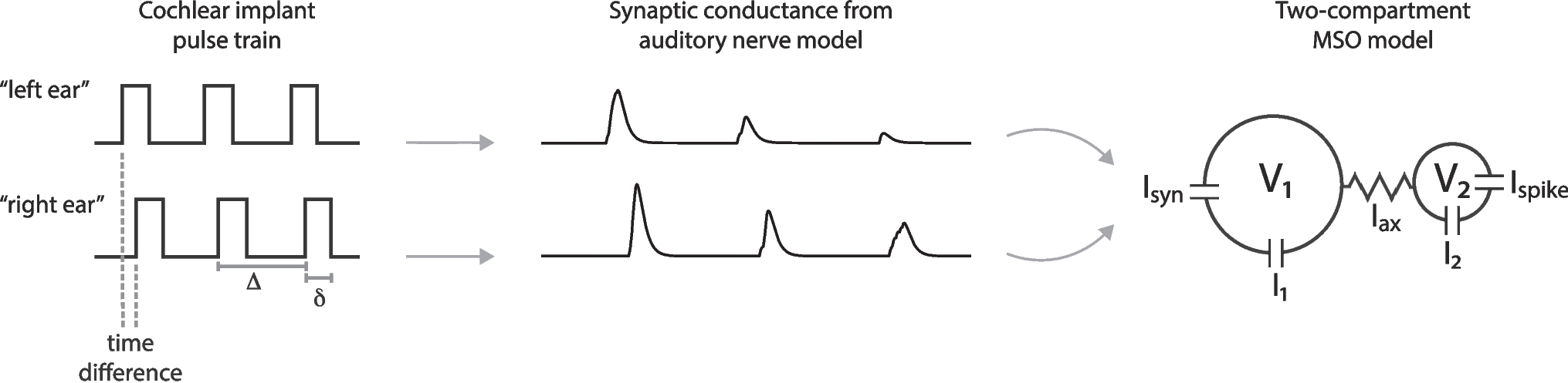 Axon initial segment plasticity caused by auditory deprivation degrades time difference sensitivity in a model of neural responses to cochlear implants