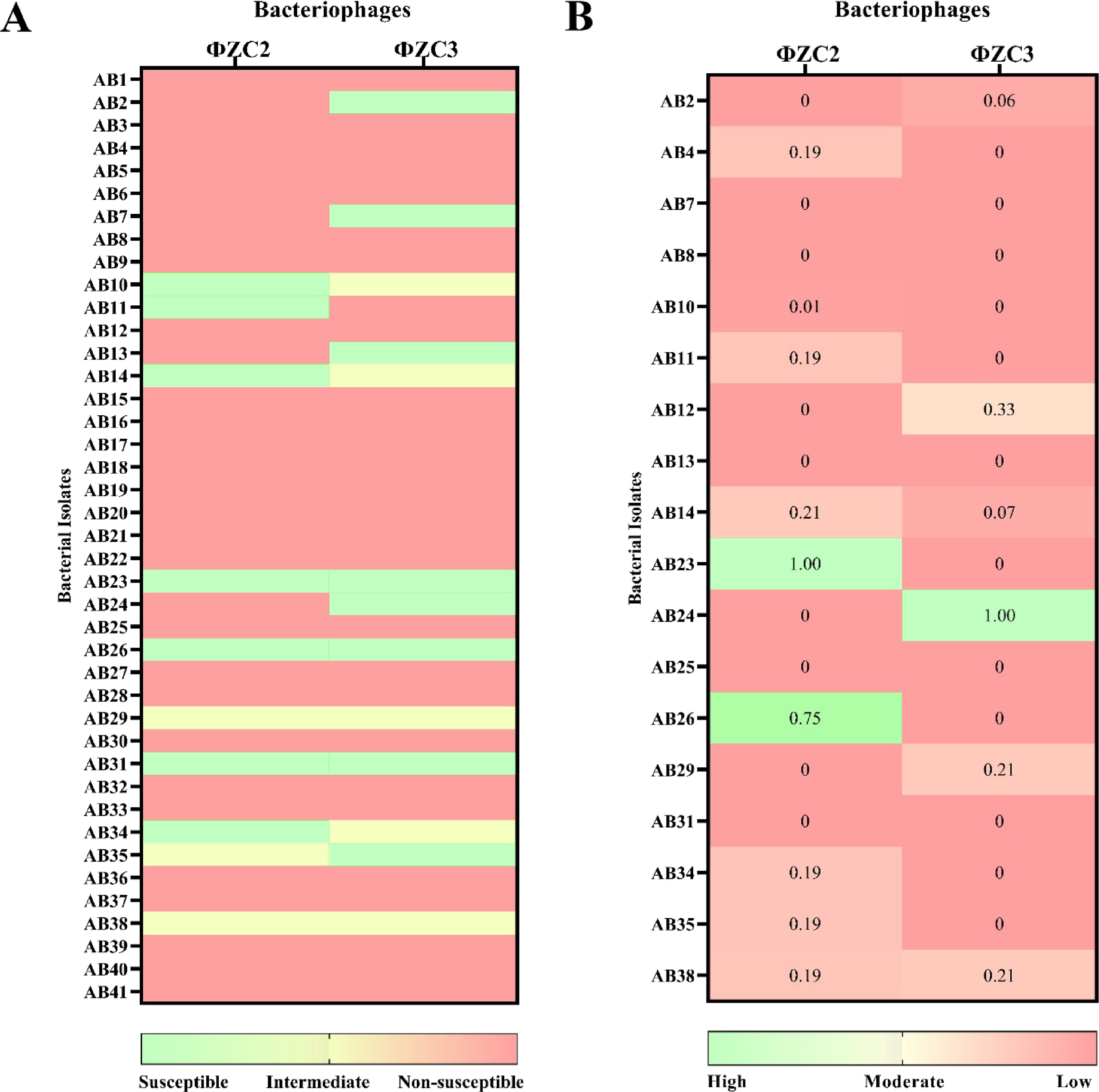 Isolation and characterization of phages ΦZC2 and ΦZC3 against carbapenem-resistant Acinetobacter baumannii, and efficacy of ΦZC3 on A549 cells