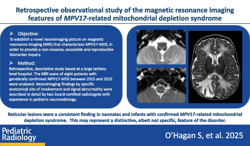 Retrospective observational study of the magnetic resonance imaging features of -related mitochondrial DNA depletion syndrome