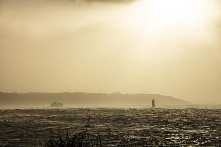 Are sewage spills and coastal winds contributing to airborne microplastics?