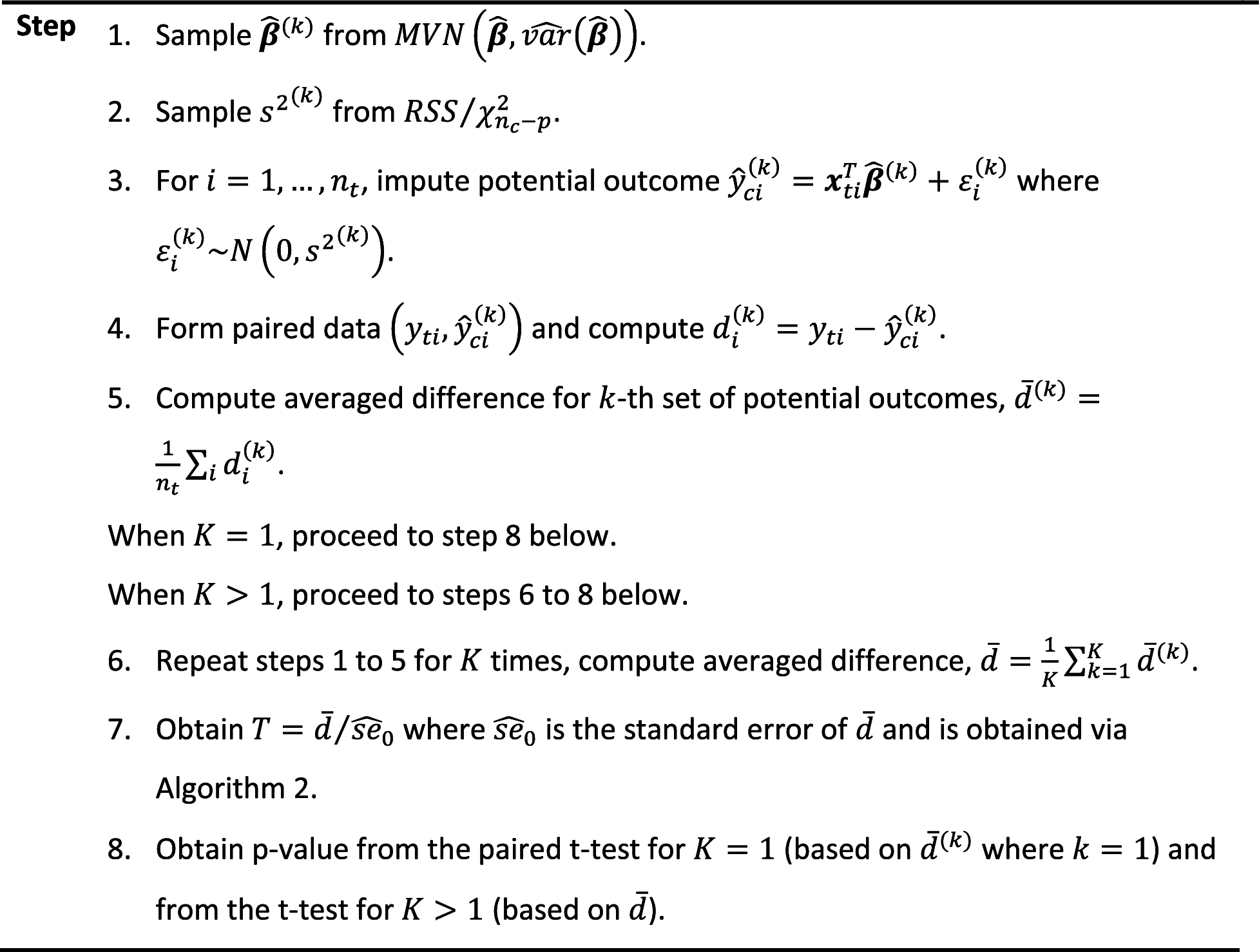 Treatment Comparison for a Single Arm Study Utilizing External Control: Performing Inference when Imputing Potential Outcomes