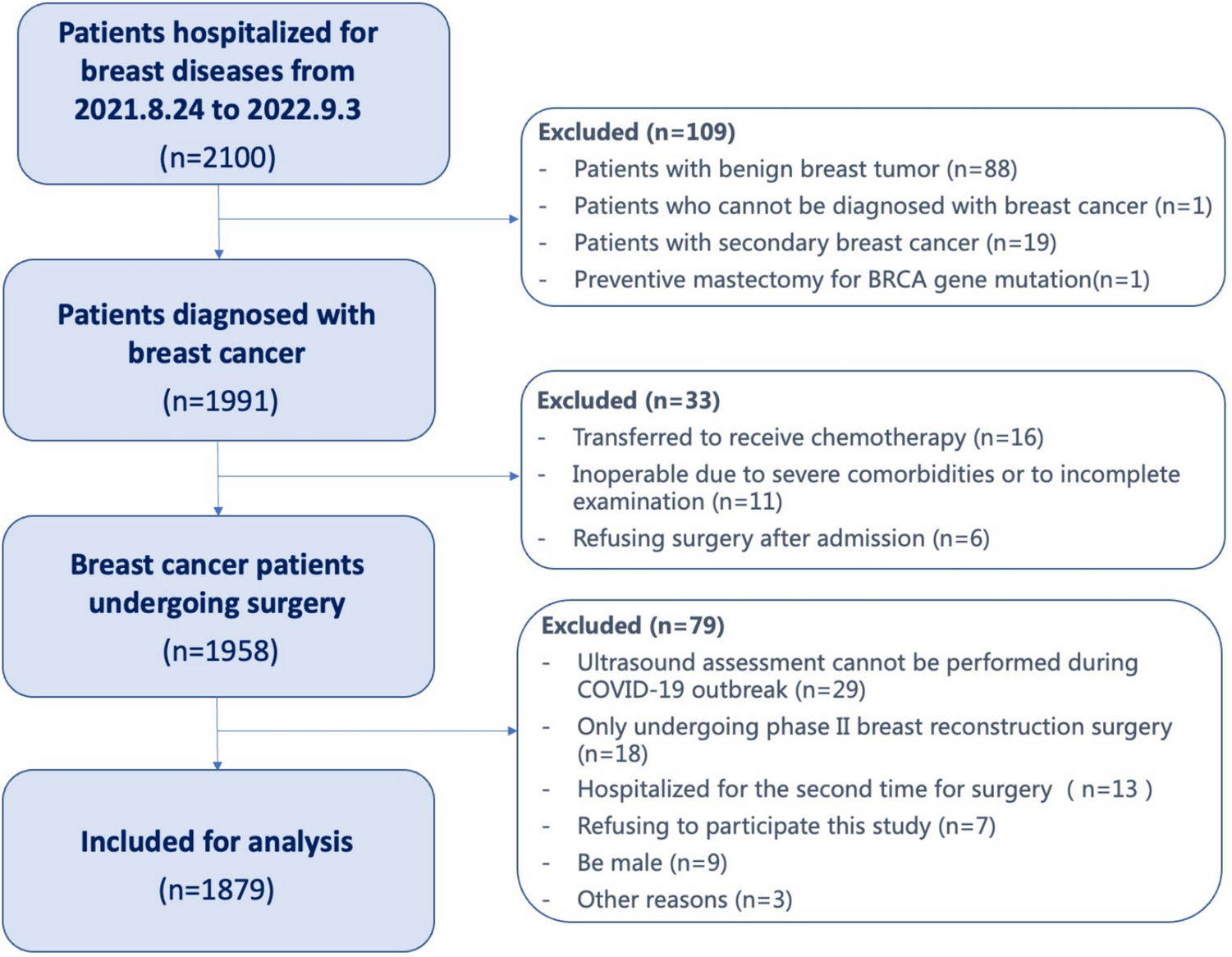 Mapping the clinical topography and progression of venous thromboembolism in Chinese breast cancer surgical patients: a prospective longitudinal study