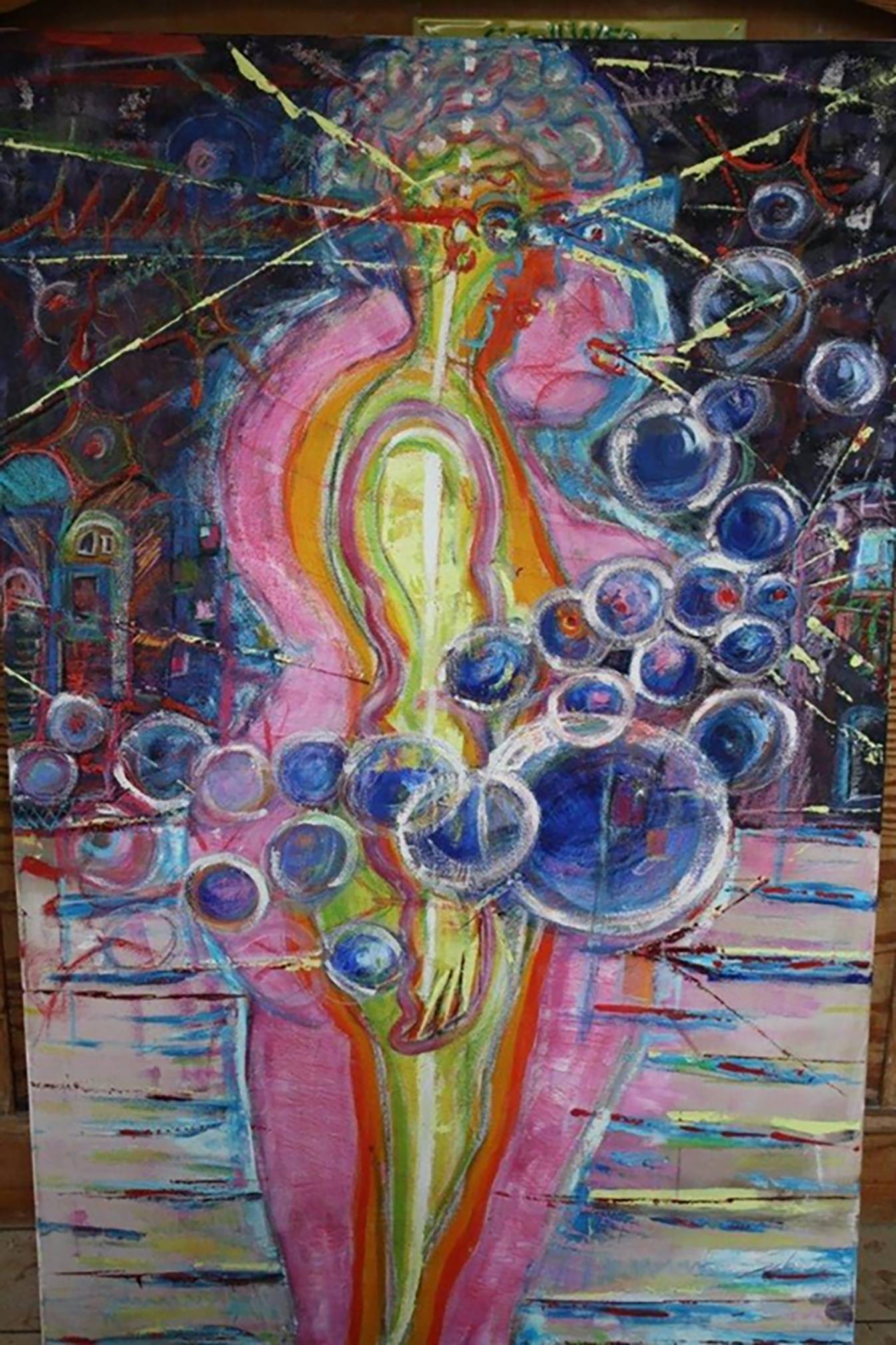 Künstlerische Darstellung von Anfallssemiologie – ein besonderes Gemälde