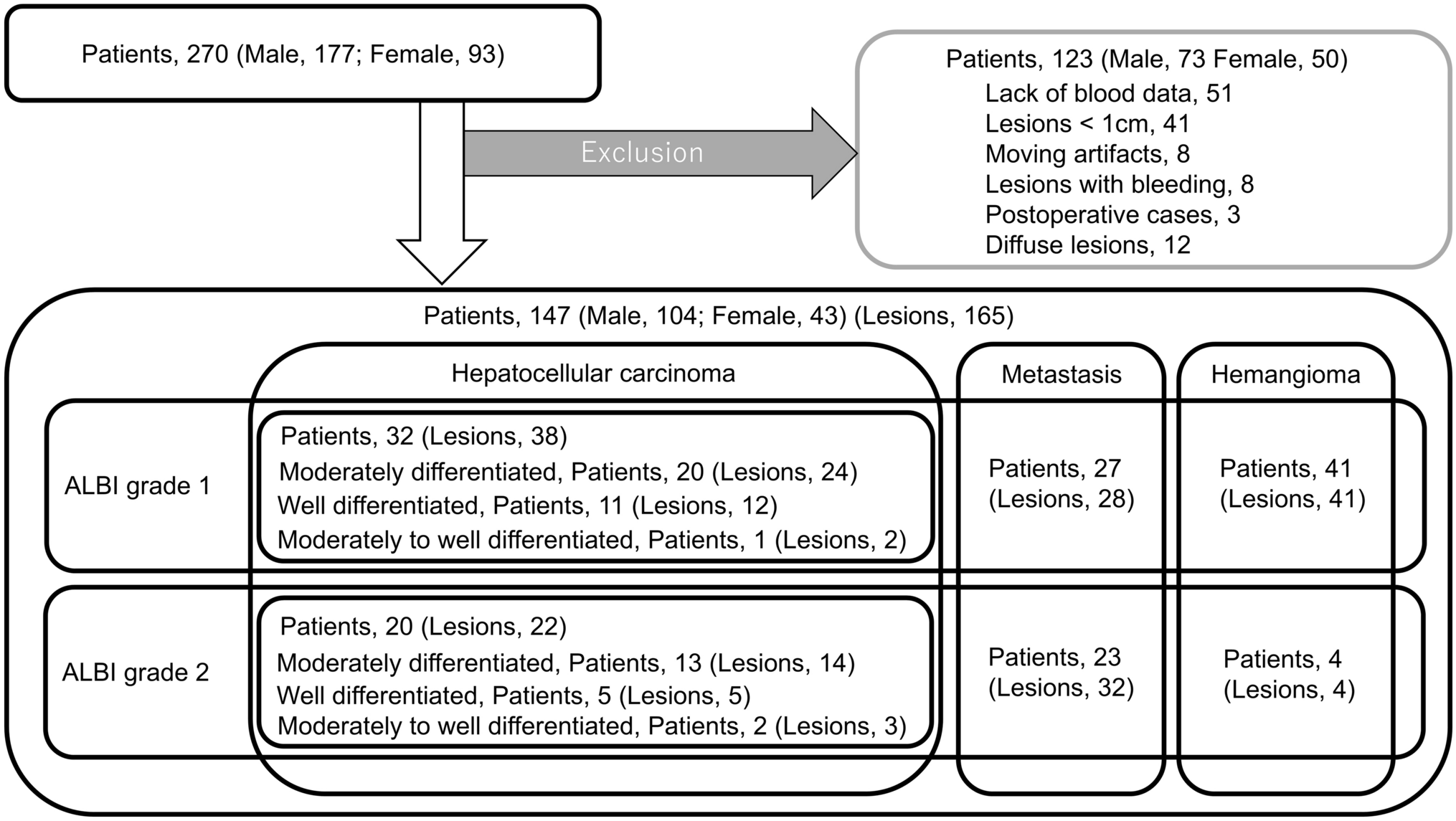 Classification of liver lesions based on temporal changes in hepatobiliary phase contrast on magnetic resonance imaging: a preliminary study