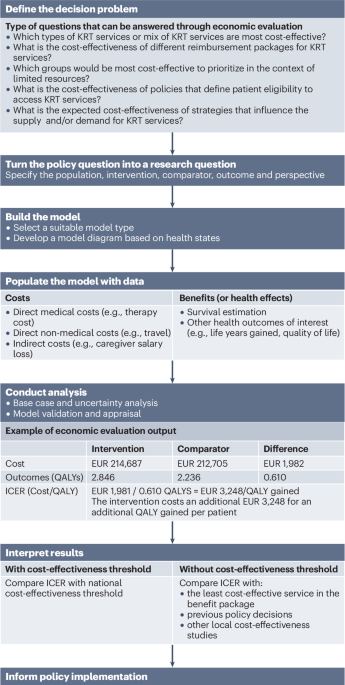 Guidelines for the use of economic evaluation to inform policies around access to treatment for kidney failure