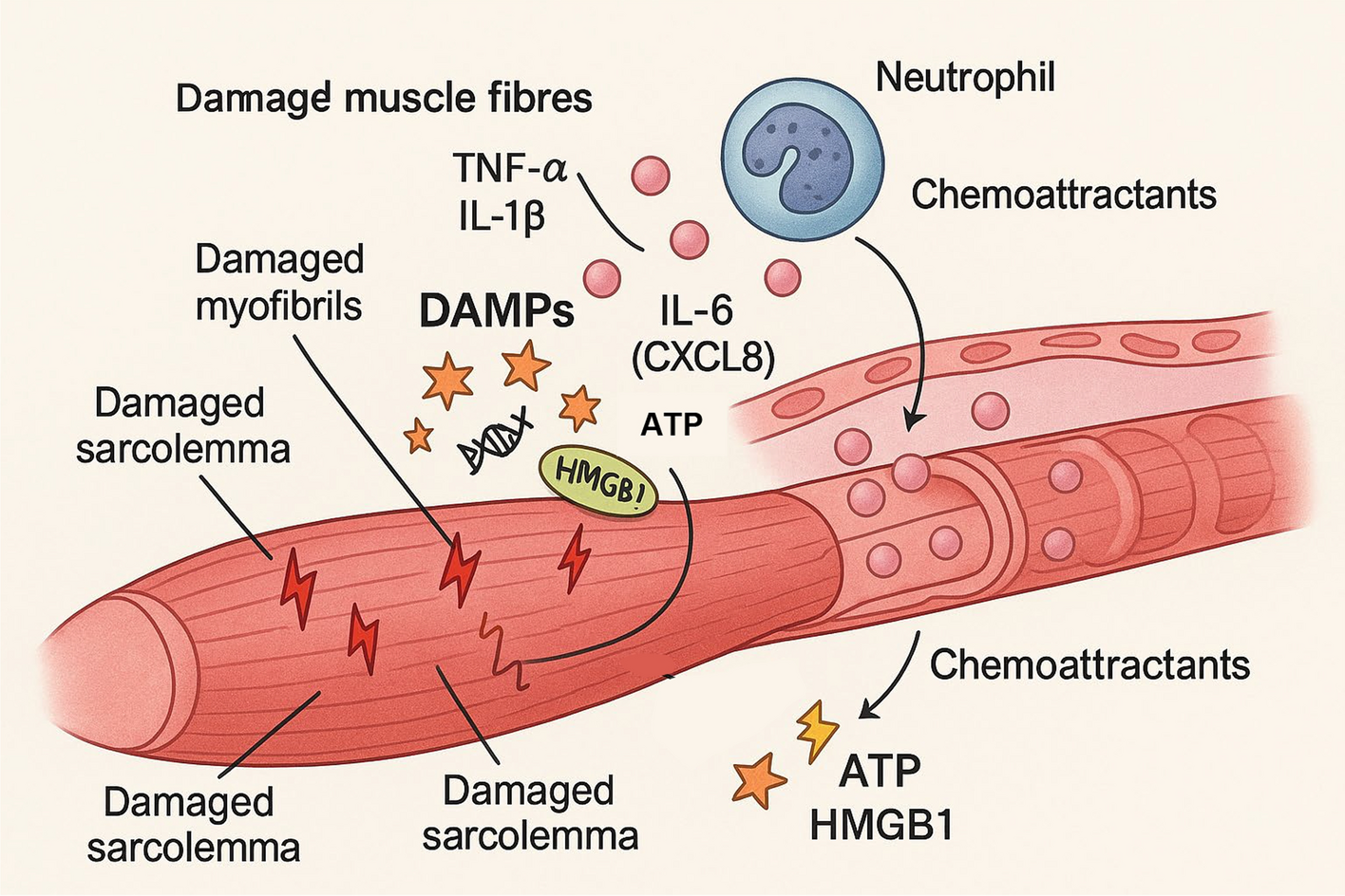 Impact of exercise on immune cell infiltration in muscle tissue: implications for muscle repair and chronic disease