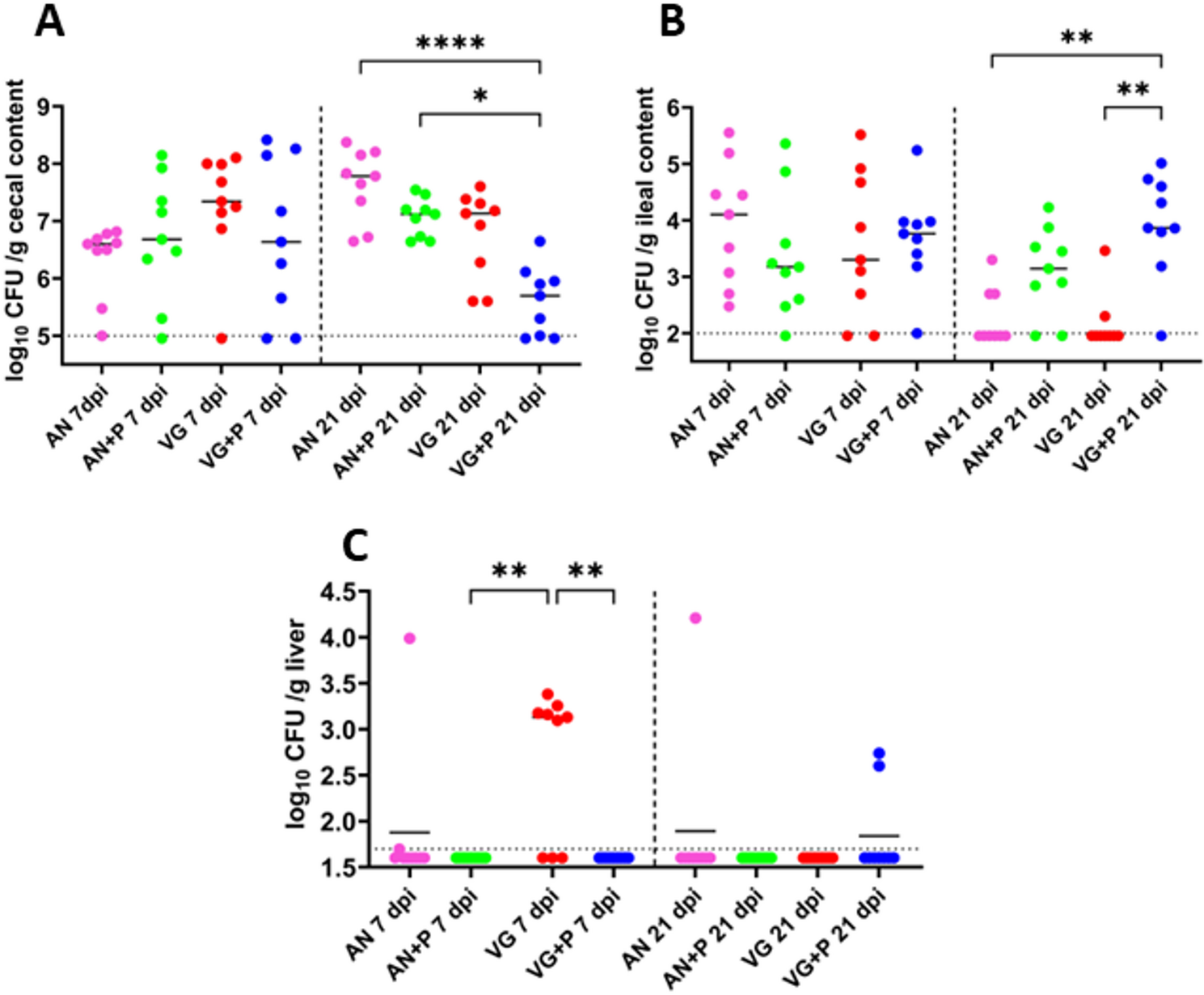 Effects of exogenous protease supplementation of diets containing animal proteins or not on Campylobacter jejuni colonization and on the intestinal microbiota of broiler chickens