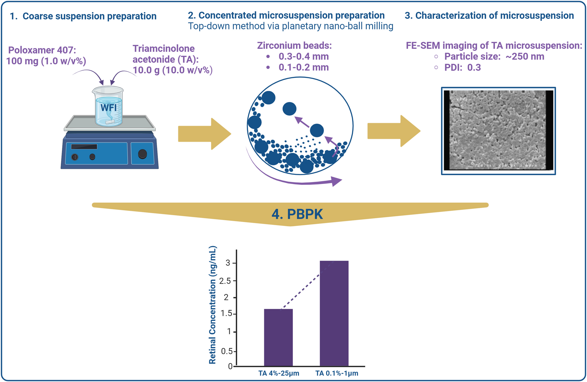 Innovative triamcinolone acetonide microsuspension for Non-Invasive ocular management of inflammation