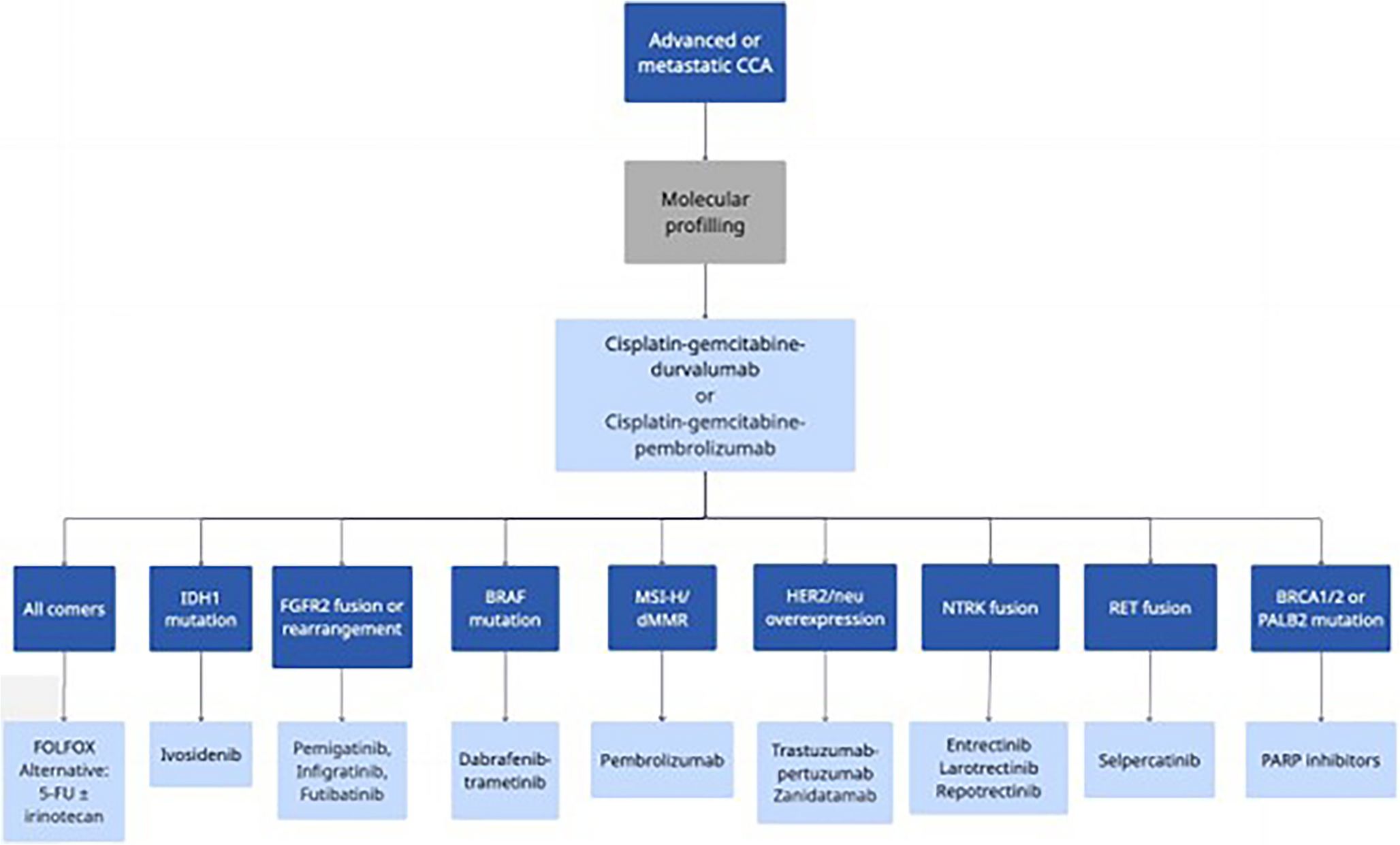 Second-Line Treatment in cholangiocarcinoma - Current State of the Art and Future Perspectives