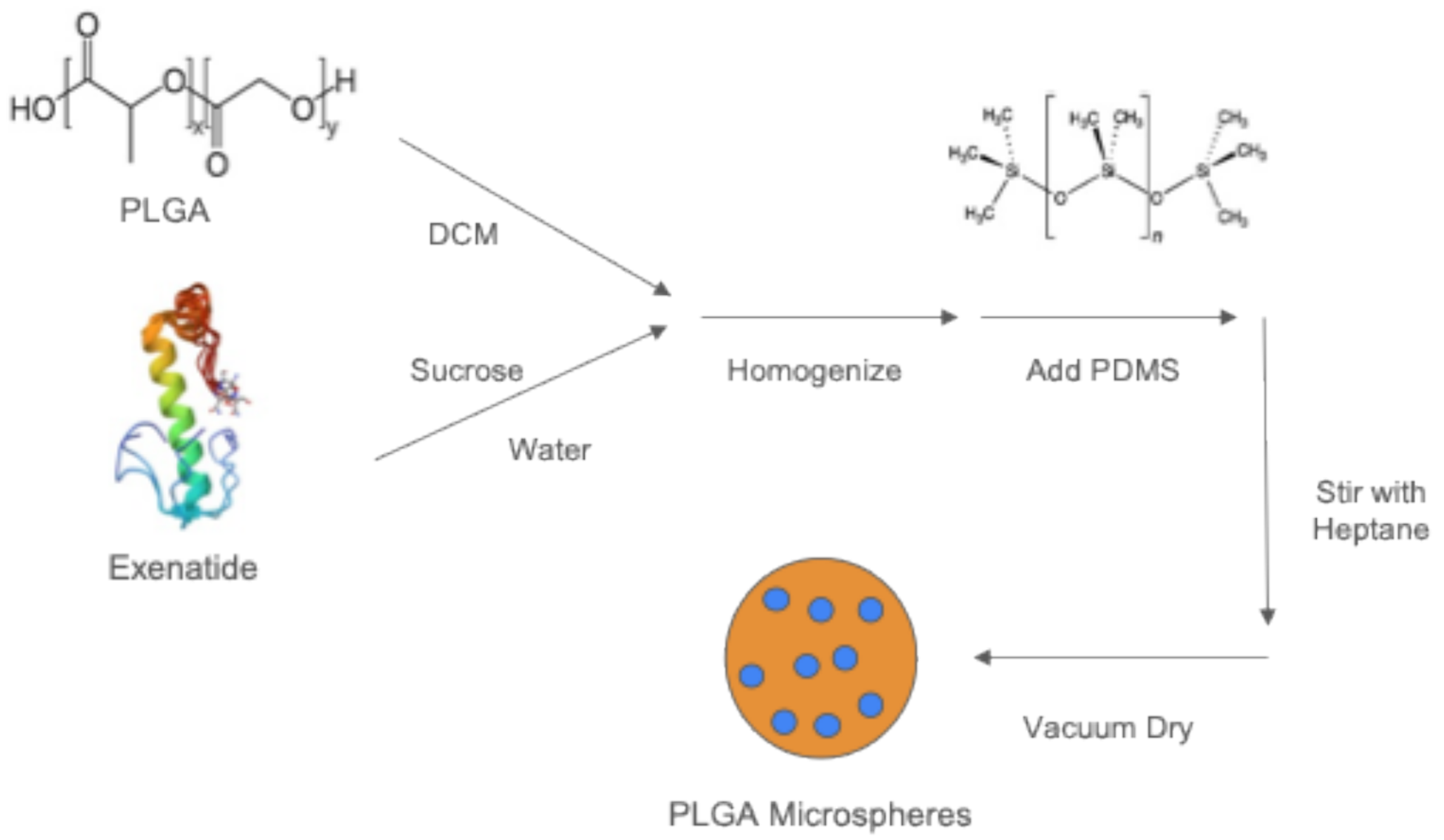 Formulation and characterization of exenatide-loaded PLGA microspheres prepared by coacervation