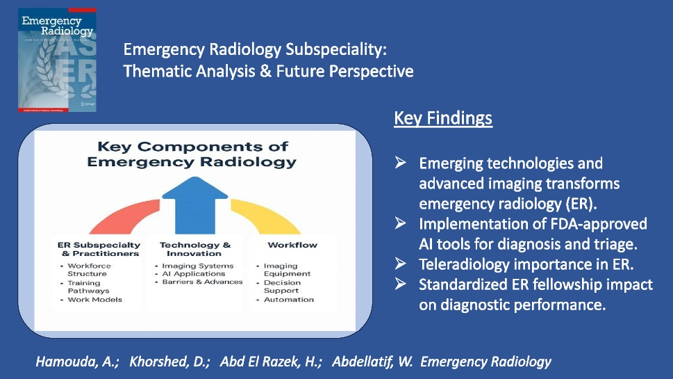 Emergency radiology subspeciality: thematic analysis & future perspective