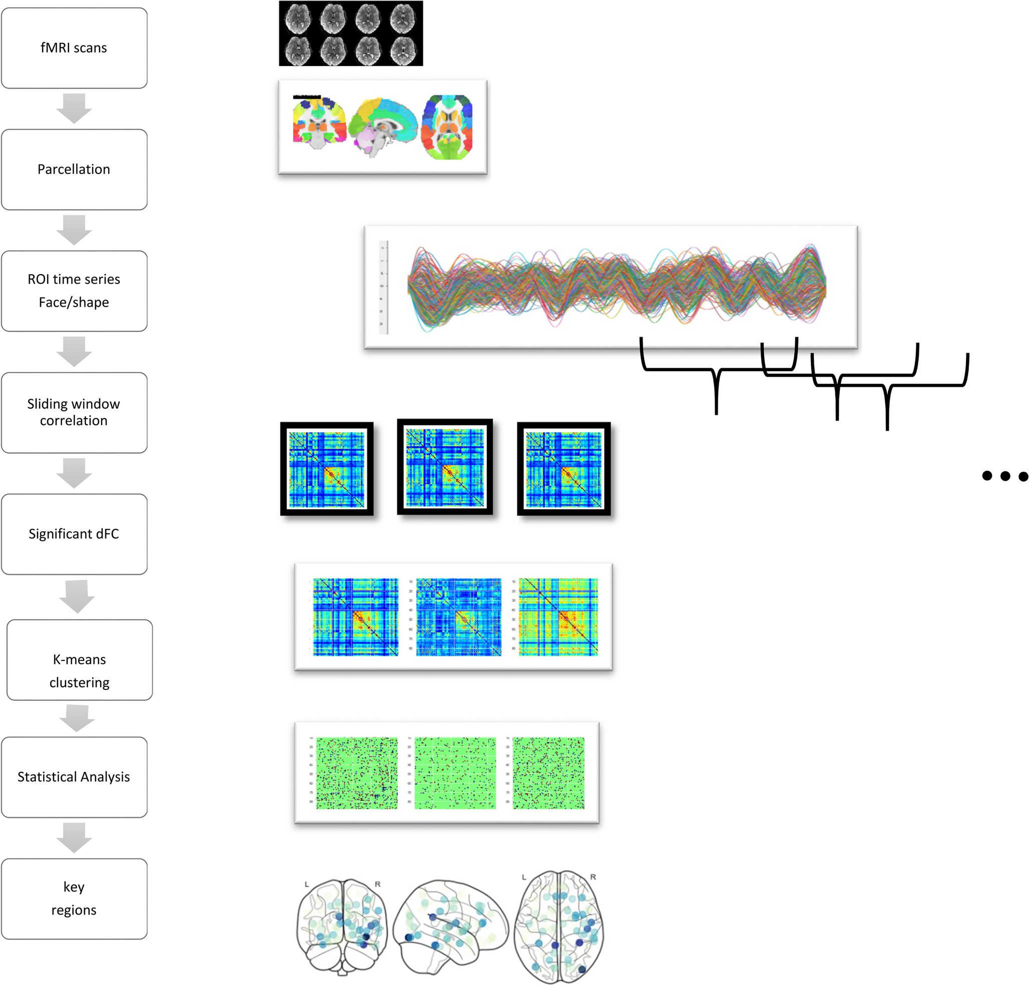 State-base dynamic functional connectivity analysis of fMRI data during facial emotional processing
