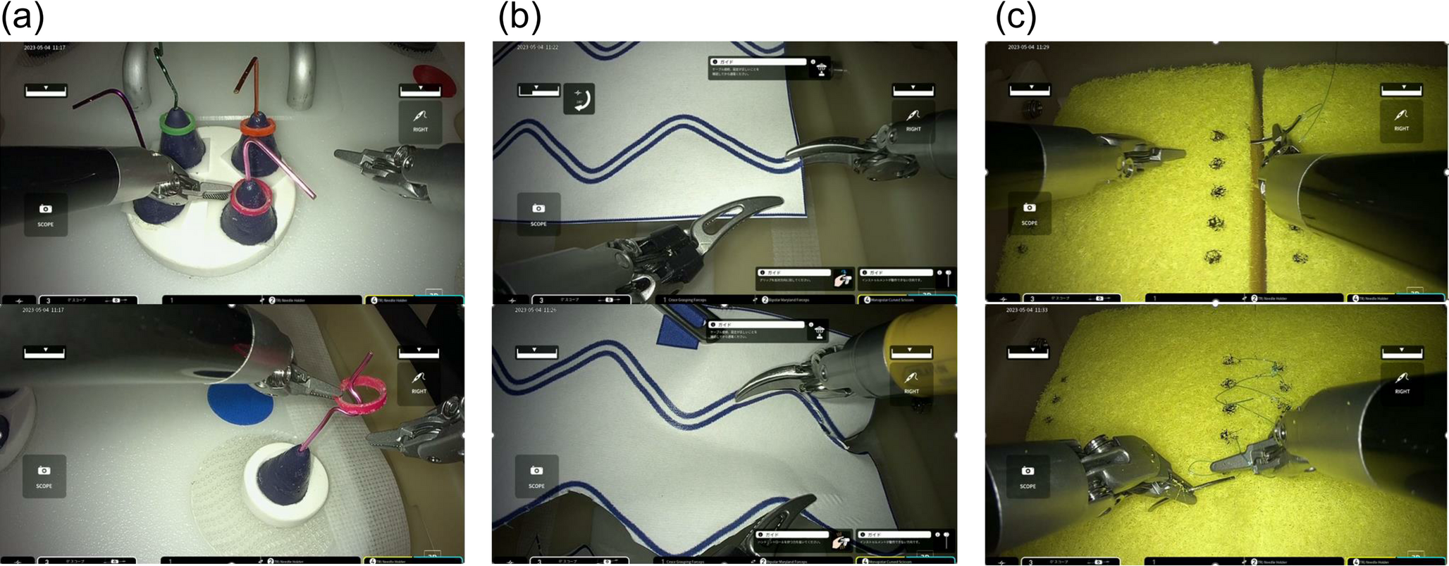 Comparison of the da Vinci Xi and hinotori surgical robotic systems using a training model: an ex vivo study