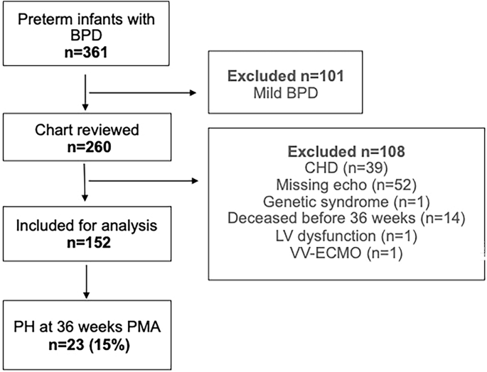 Results of a pulmonary hypertension screening program for premature infants with bronchopulmonary dysplasia