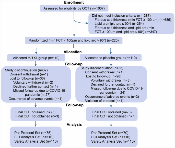 Coronary atherosclerotic plaque intervention with Tongxinluo capsule (TXL-CAP): a multicenter, randomized, double-blind and placebo-controlled study