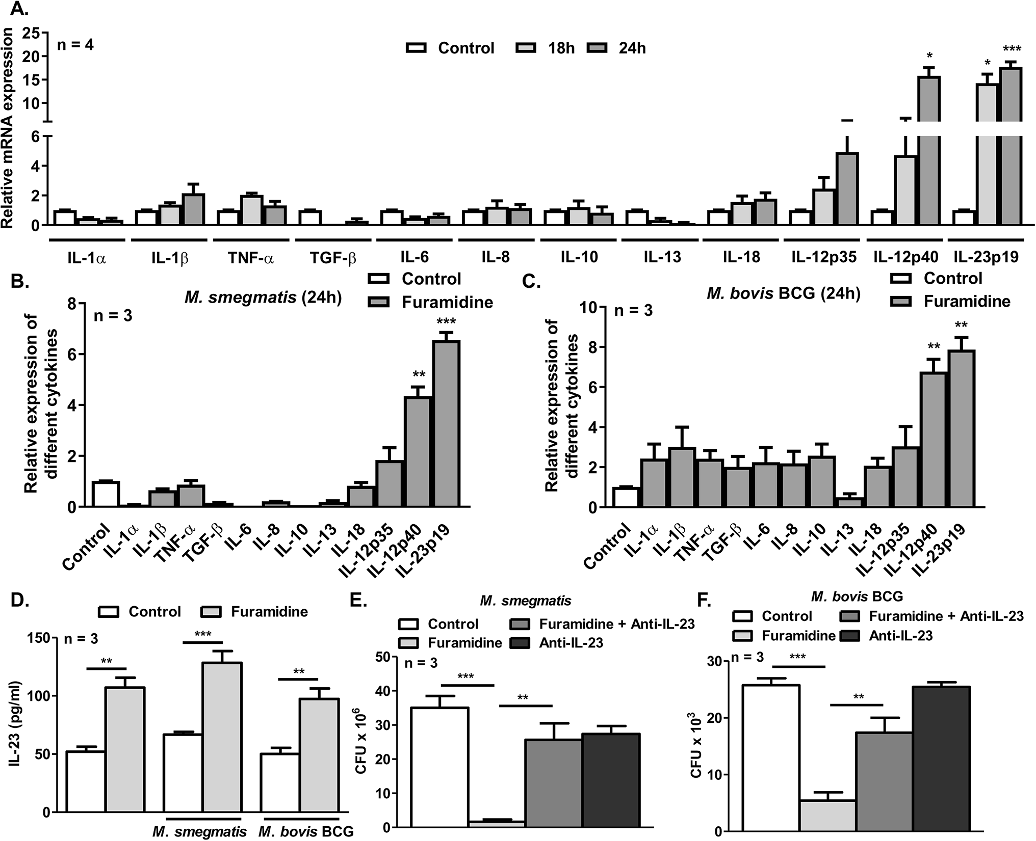 Furamidine enhances IL-23-mediated autophagic response through IL-23R-TYK2-STAT3-dependent regulation of intracellular Ca²⁺ level to facilitate mycobacterial clearance in human macrophages