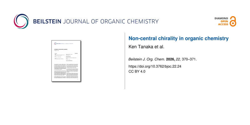 Non-central chirality in organic chemistry